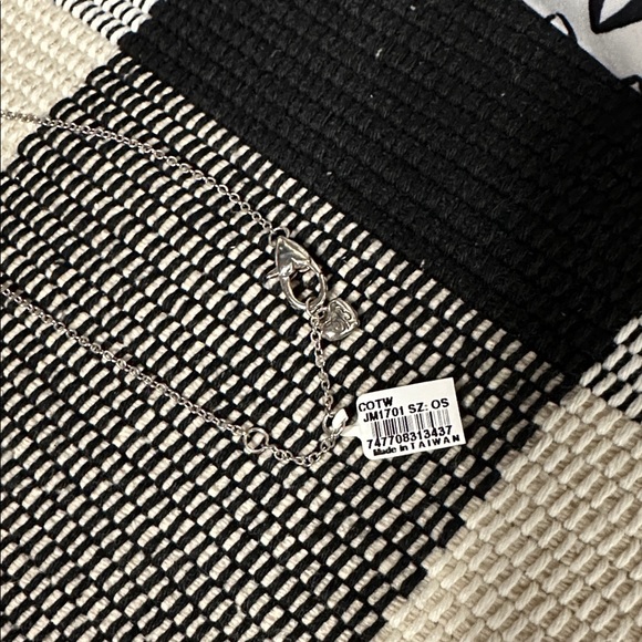 Brighton nwt spear cross Swarovski crystal reversible pedant silver necklace - Picture 4 of 6